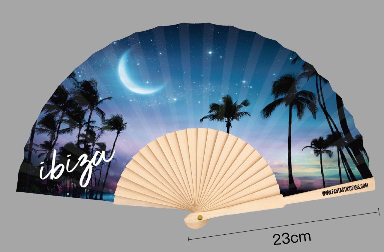 Ibiza night sky 23cm fan - Nemessis Shop®