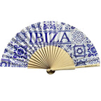 Ibiza Tile Print 23cm fan - Nemessis Shop®