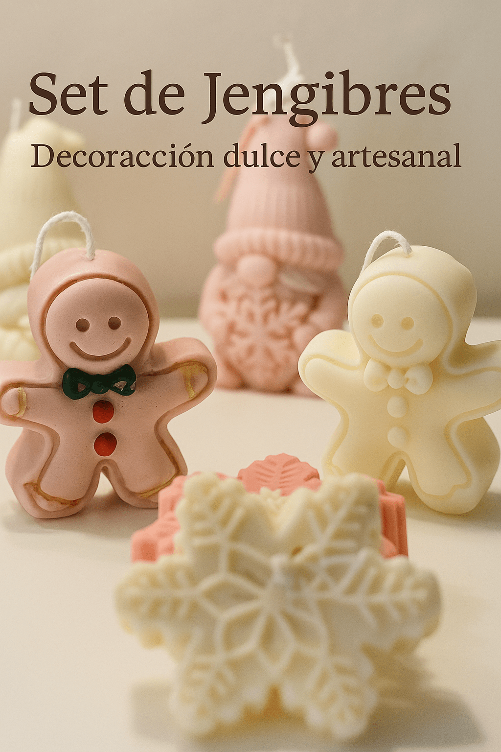 Jengibres – Vela decorativa de edición navideña