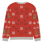 Jersey de punto con cuello redondo. Navideño. - Nemessis Shop