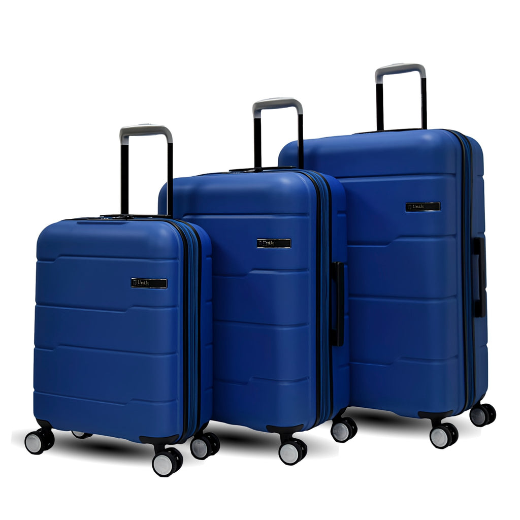 Juego de 3 Maletas con TSA Lock | Set Rígido, Expandible y con 4 Ruedas Dobles | Vigo - Nemessis Shop®