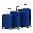 Juego de 3 Maletas con TSA Lock | Set Rígido, Expandible y con 4 Ruedas Dobles | Vigo - Nemessis Shop®