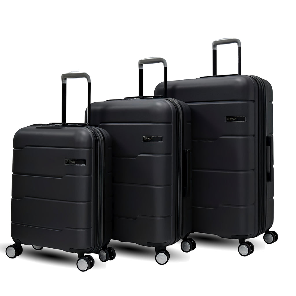 Juego de 3 Maletas con TSA Lock | Set Rígido, Expandible y con 4 Ruedas Dobles | Vigo - Nemessis Shop®
