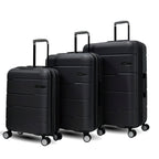 Juego de 3 Maletas con TSA Lock | Set Rígido, Expandible y con 4 Ruedas Dobles | Vigo - Nemessis Shop®