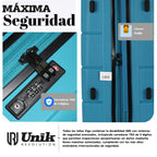 Juego de 3 Maletas con TSA Lock | Set Rígido, Expandible y con 4 Ruedas Dobles | Vigo - Nemessis Shop®