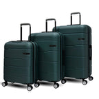 Juego de 3 Maletas con TSA Lock | Set Rígido, Expandible y con 4 Ruedas Dobles | Vigo - Nemessis Shop®