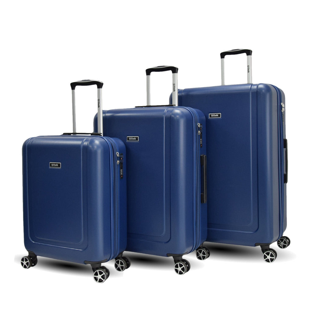 Juego de 3 Maletas Rígidas ABS | Set 20", 24", 28" con 4 Ruedas y Expandable - Nemessis Shop®