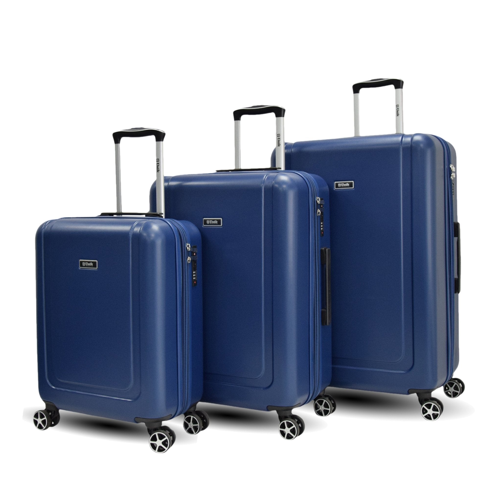 Juego de 3 Maletas Rígidas ABS | Set 20", 24", 28" con 4 Ruedas y Expandable - Nemessis Shop®