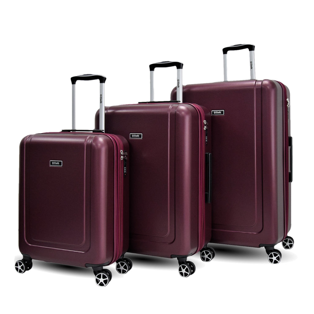 Juego de 3 Maletas Rígidas ABS | Set 20", 24", 28" con 4 Ruedas y Expandable - Nemessis Shop®