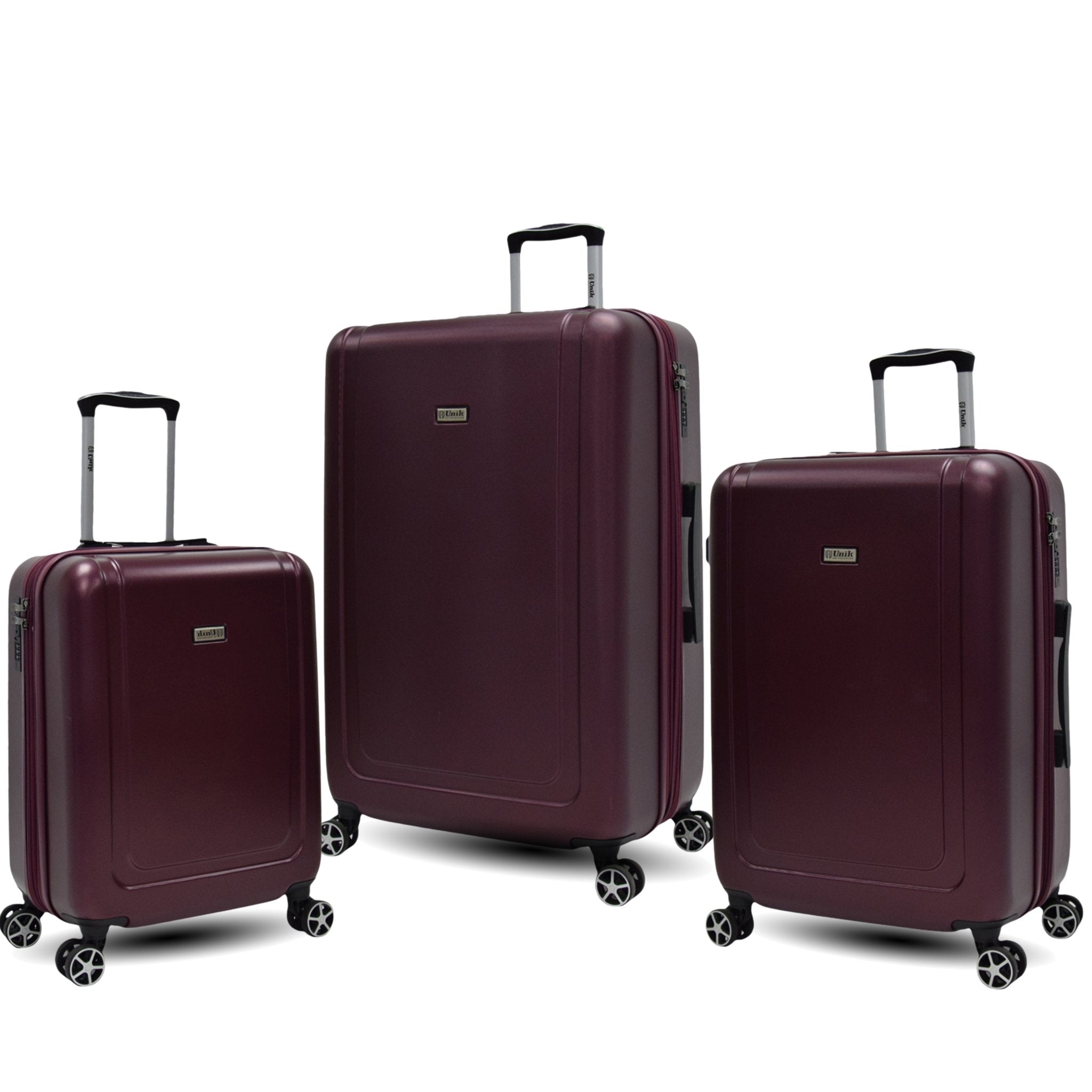 Juego de 3 Maletas Rígidas de ABS | Expandibles con 4 Ruedas Dobles - Nemessis Shop®