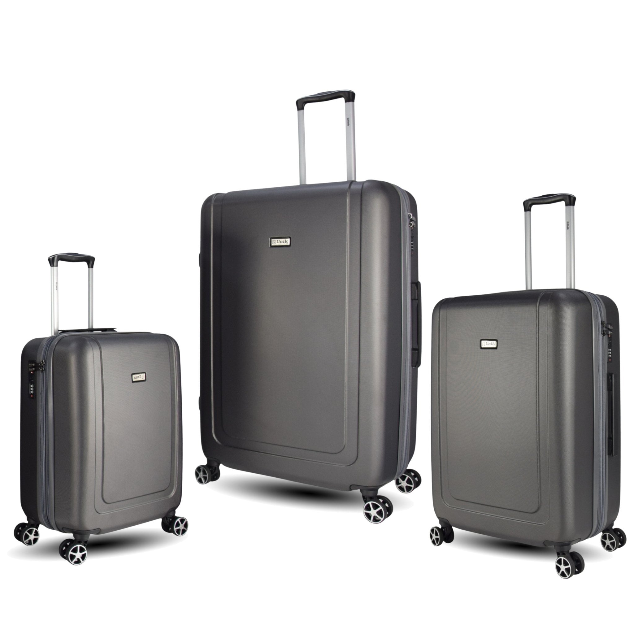 Juego de 3 Maletas Rígidas de ABS | Expandibles con 4 Ruedas Dobles - Nemessis Shop®