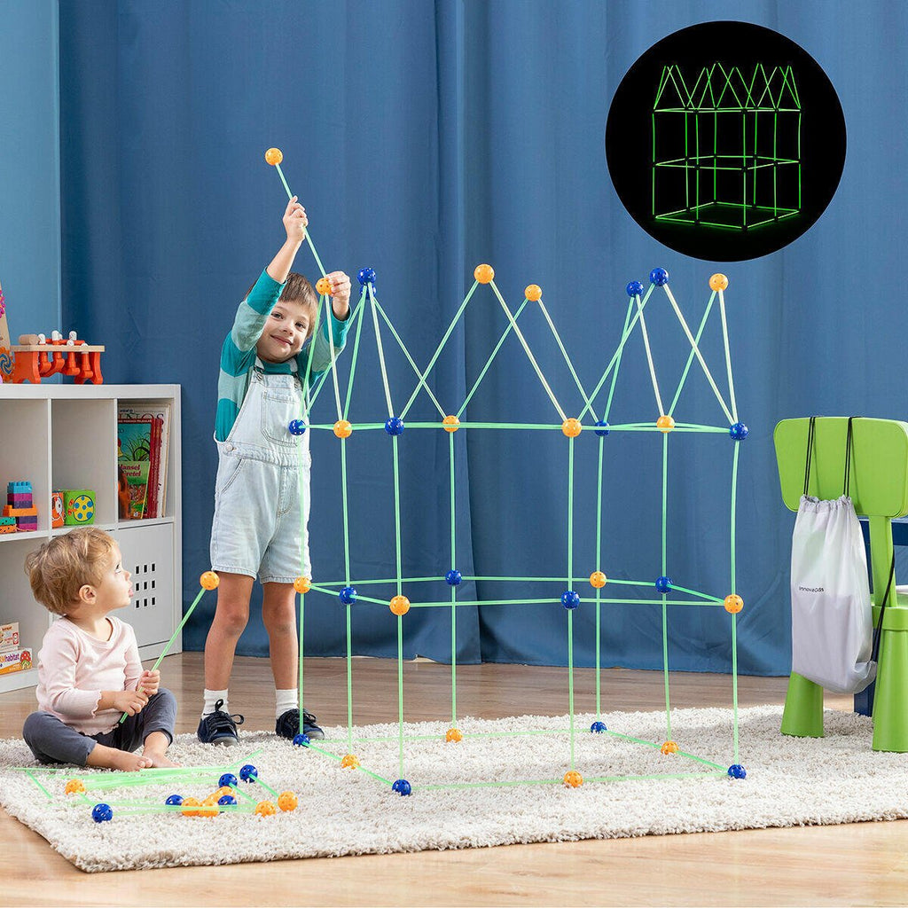 Kit de Construcción de Fuertes para Niños Builkitt 155 Piezas - Nemessis Shop®
