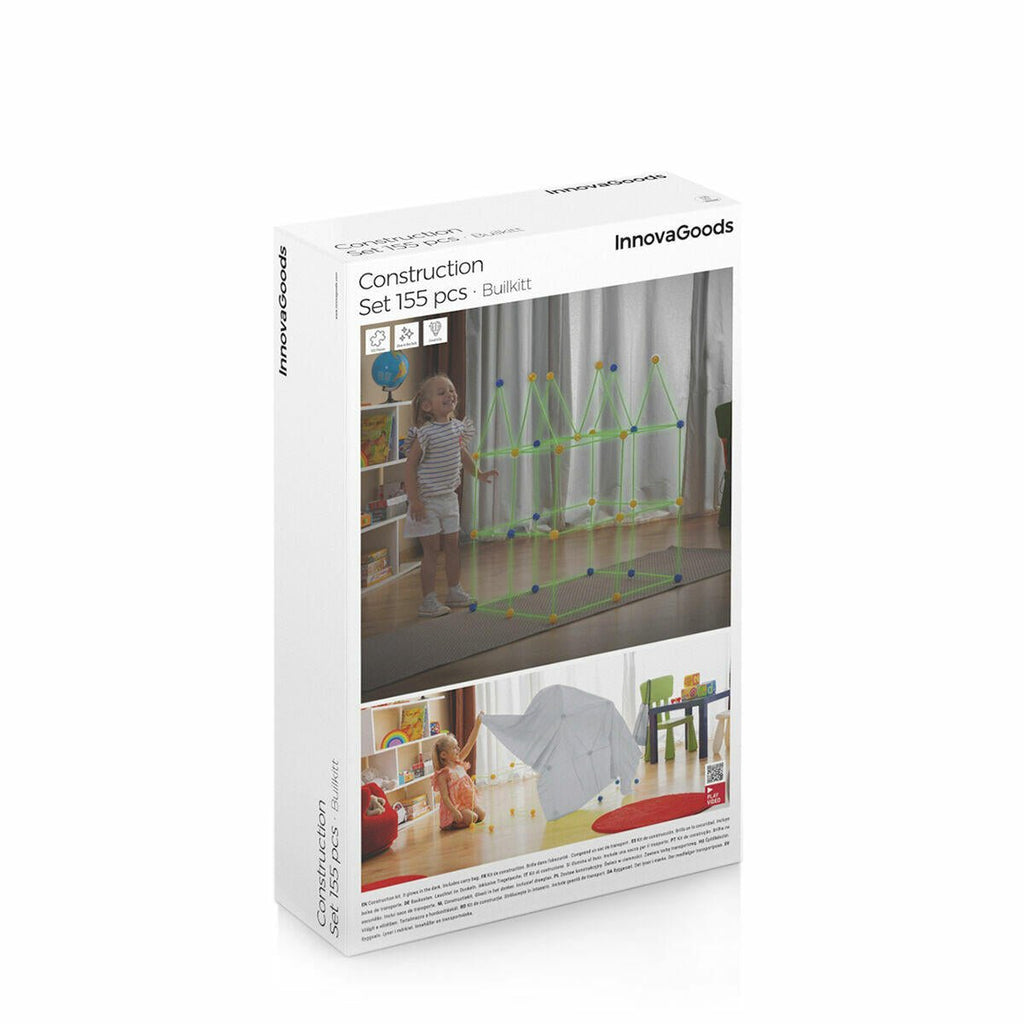 Kit de Construcción de Fuertes para Niños Builkitt 155 Piezas - Nemessis Shop®