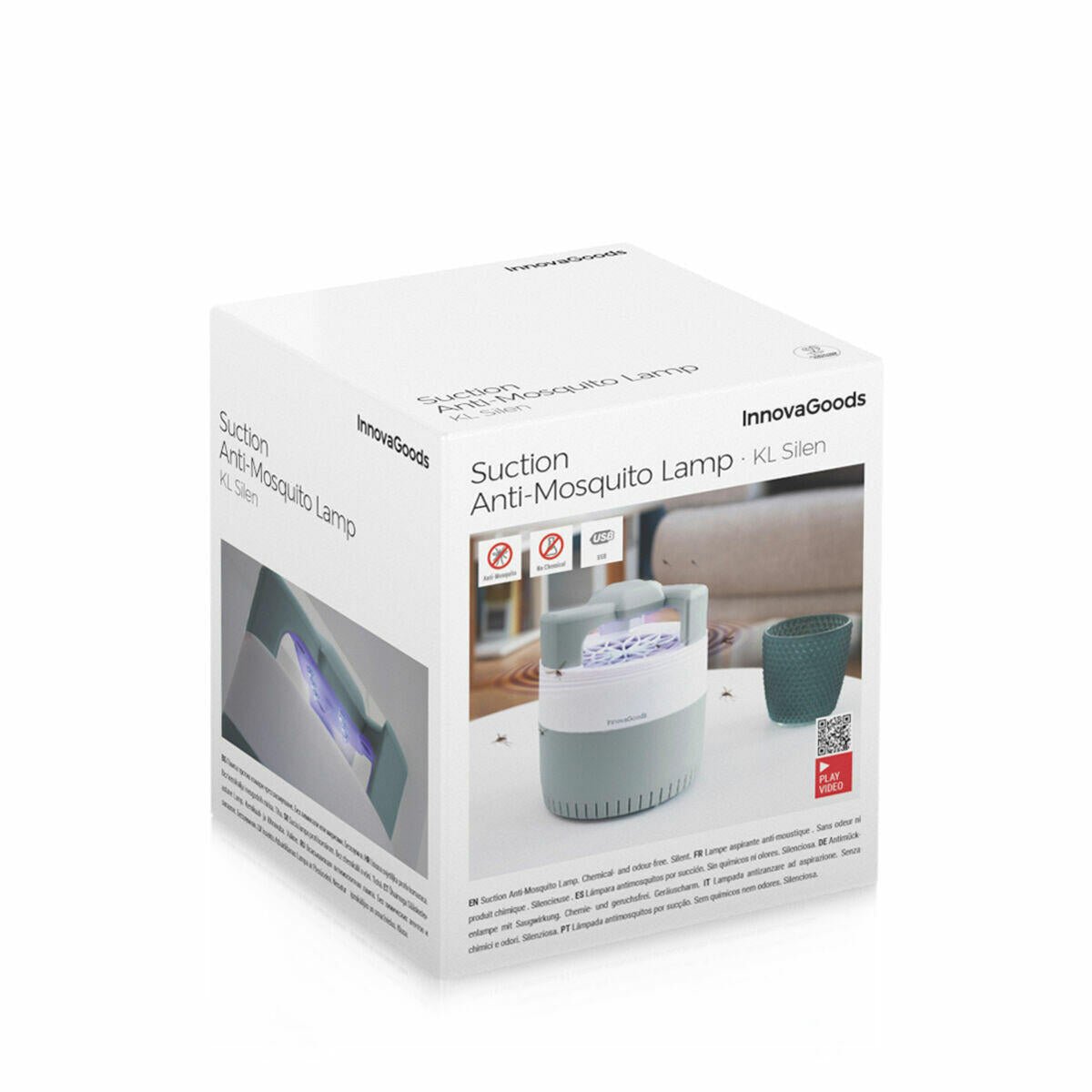 Lámpara Antimosquitos por Succión KL Silen - Nemessis Shop®