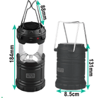 Lámpara camping solar y de pilas - Nemessis Shop®