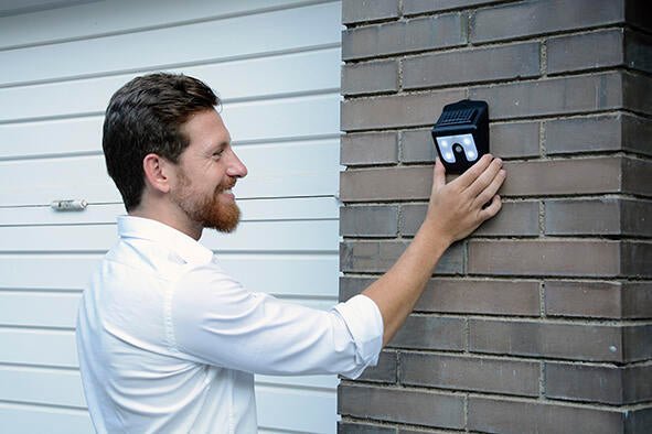 Lámpara solar con sensor de movimiento - Vigilamp Solar - Nemessis Shop®