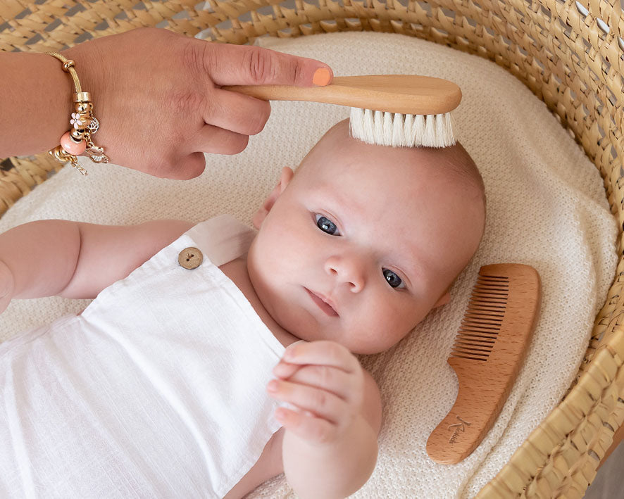 Cesta regalo bebé dulce lavanda