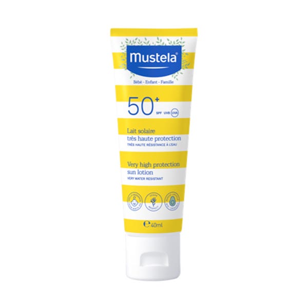 Mustela Leche Solar Facial SPF 50+ Bebé | 40 ml