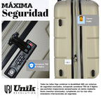 Maleta Mediana Vigo 67cm | Expandible con TSA y Hecha de Material Reciclado - Nemessis Shop®