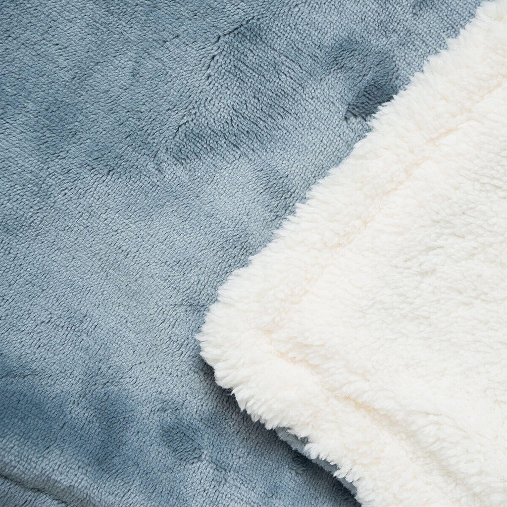 Manta Eléctrica Heklet Blanco Gris 130 x 180 cm 160 W - Nemessis Shop®