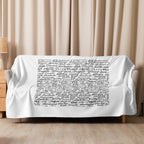 Manta sherpa. 'Gracias' en todos los idiomas. - Nemessis Shop