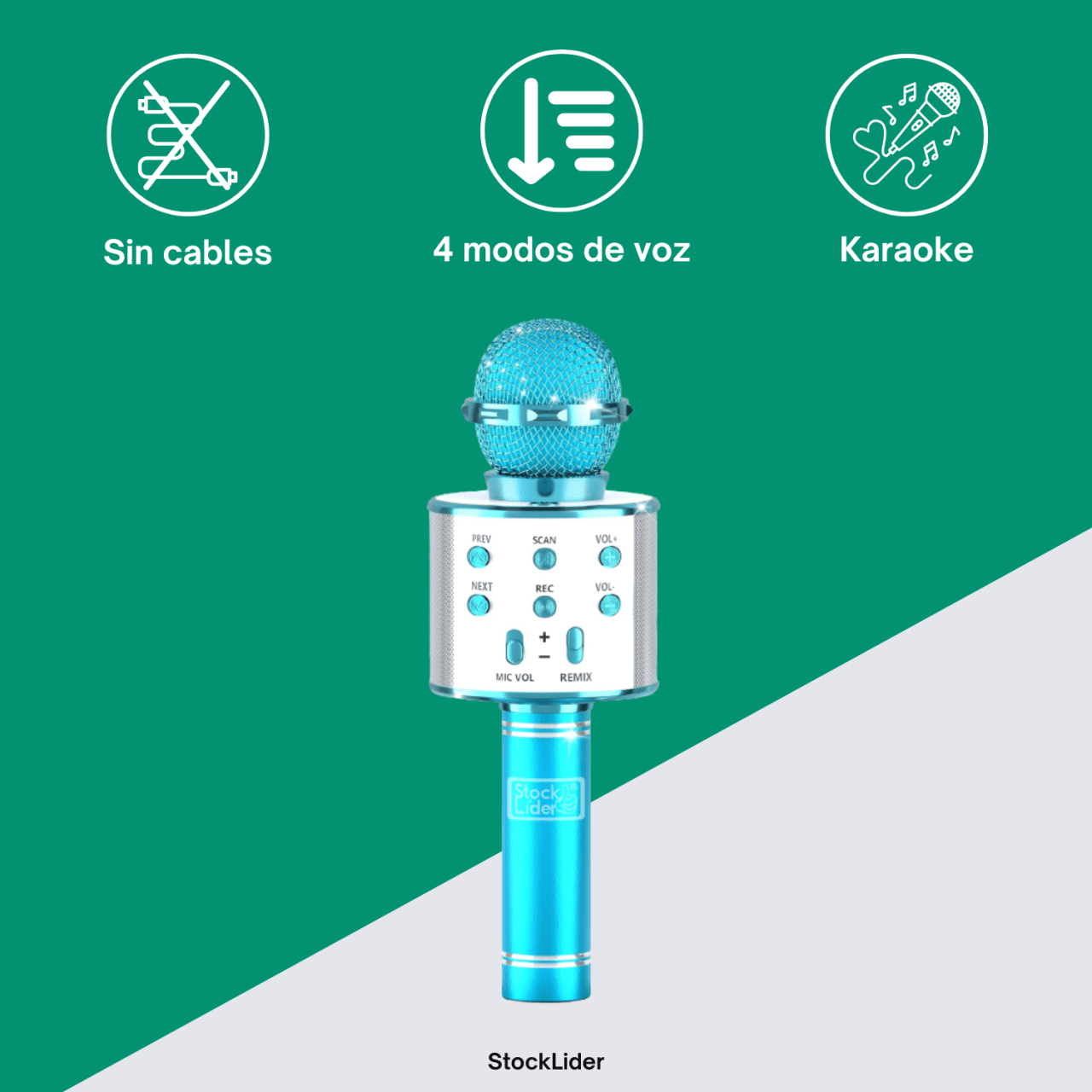 Micrófono karaoke - Nemessis Shop®