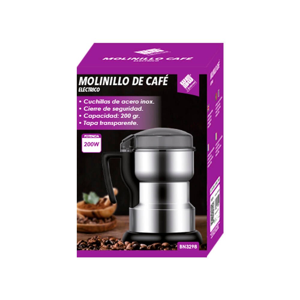 Molinillo de Café & Especias Acero Inoxidable Eléctrico - Nemessis Shop®