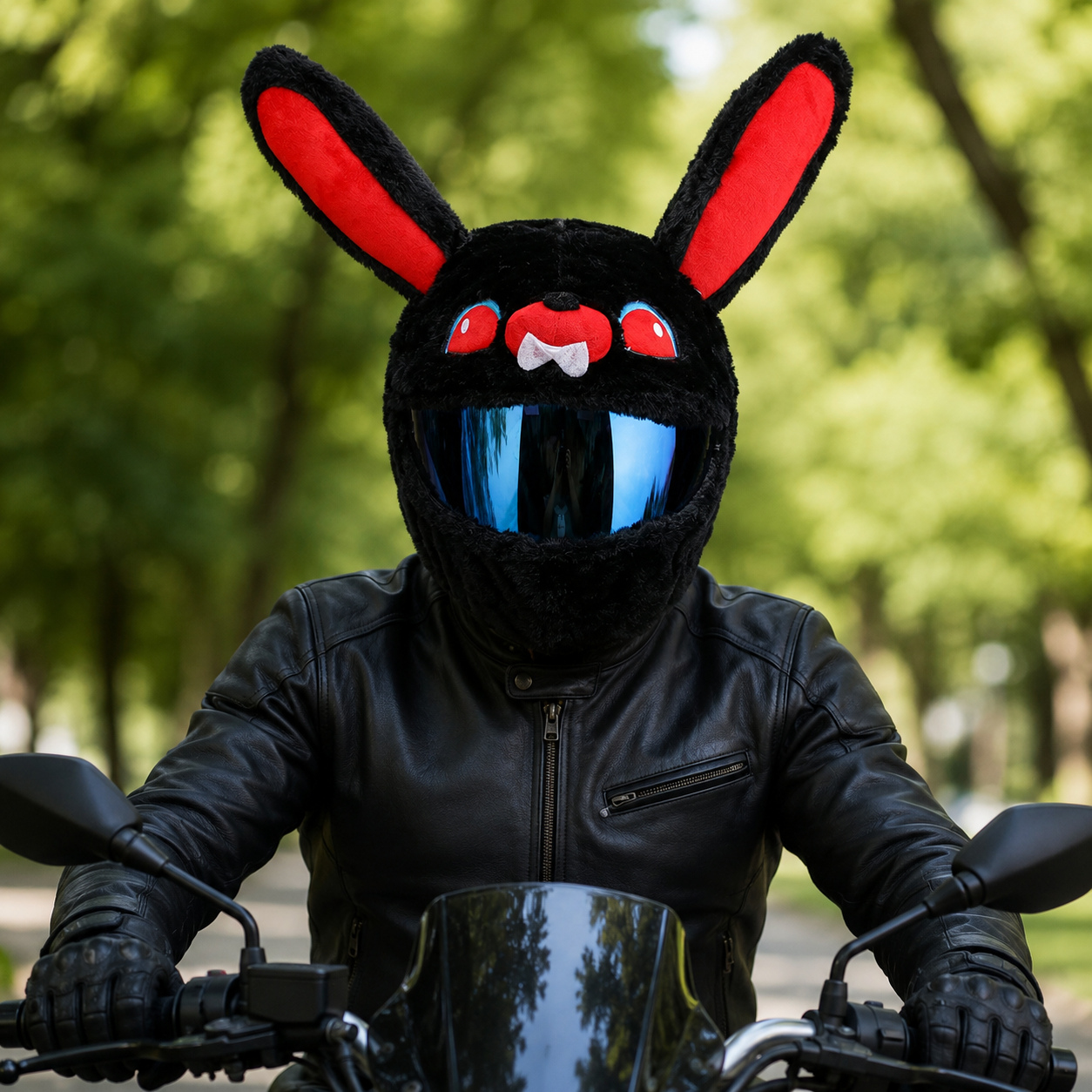 Funda Casco Conejo Diabólico
