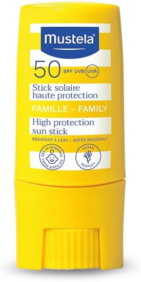 Mustela Stick Solar Alta Protección SPF 50 | 9 ml