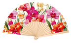 Orchids Print 23cm fan - Nemessis Shop®