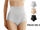 Pack de 3 Bragas Faja moldeadora push up - Nemessis Shop®