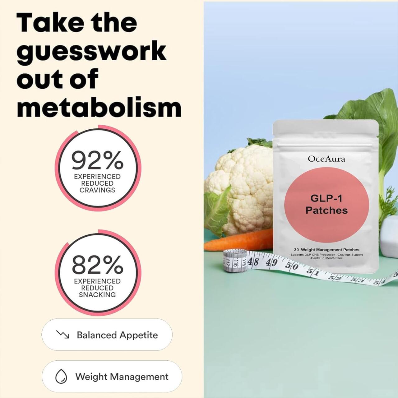 Parches de Control de Peso OceAura – Apoyo Natural y Discreto para un Estilo de Vida Saludable - Nemessis Shop