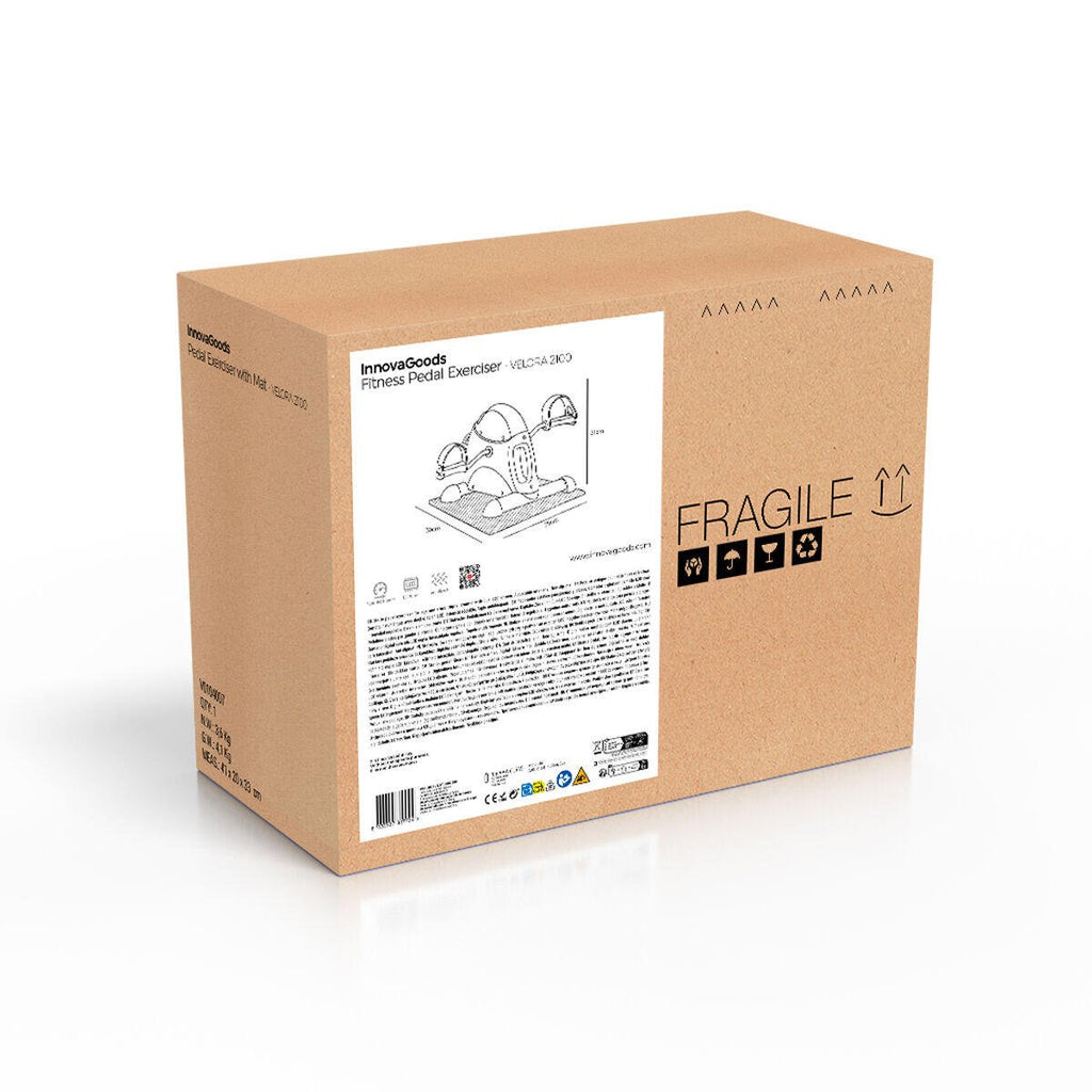 Pedaleador Estático para Piernas y Brazos con Esterilla Velora 2100 - Nemessis Shop®