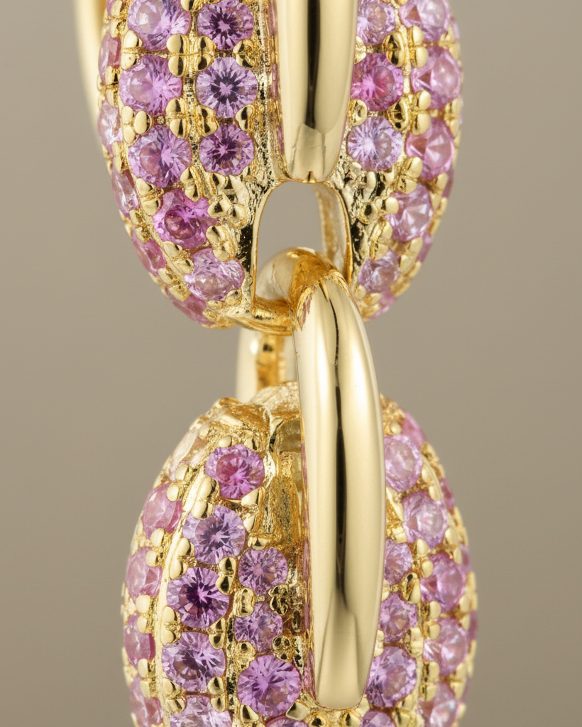 PENDIENTES CORALINA ROSA