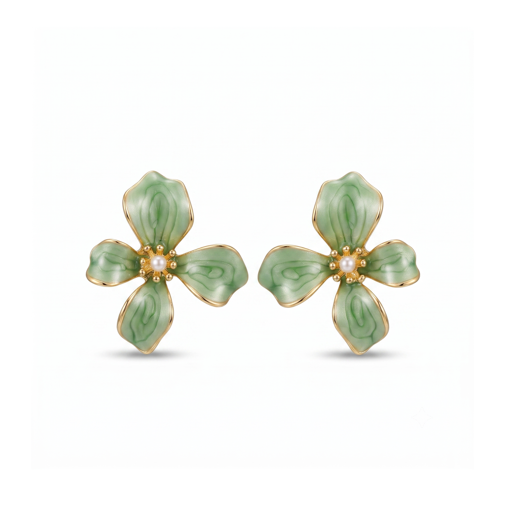 Pendientes Jardin Sage Éclat