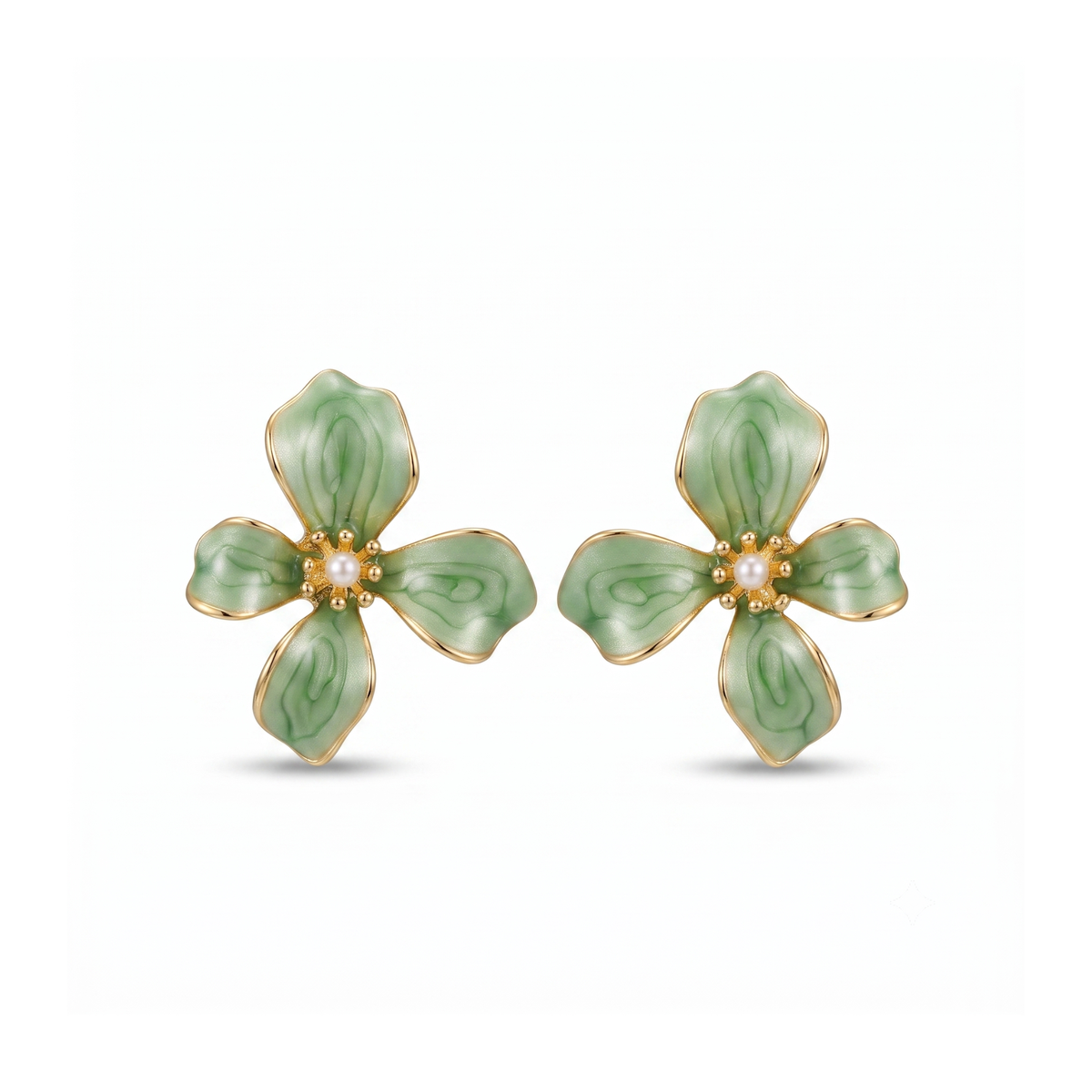 Pendientes Jardin Sage Éclat