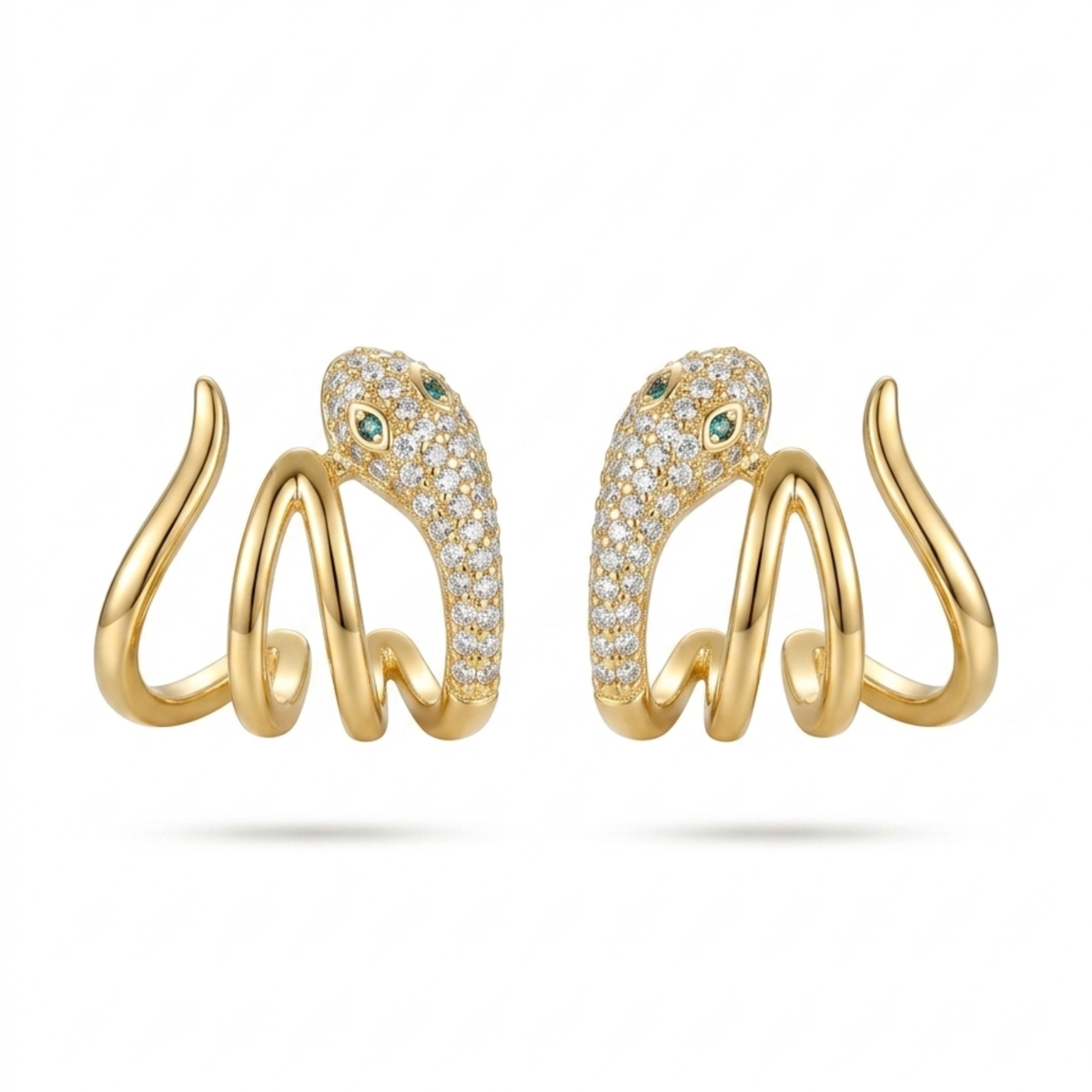 Pendientes Le Serpent Mystique Emerald Eye