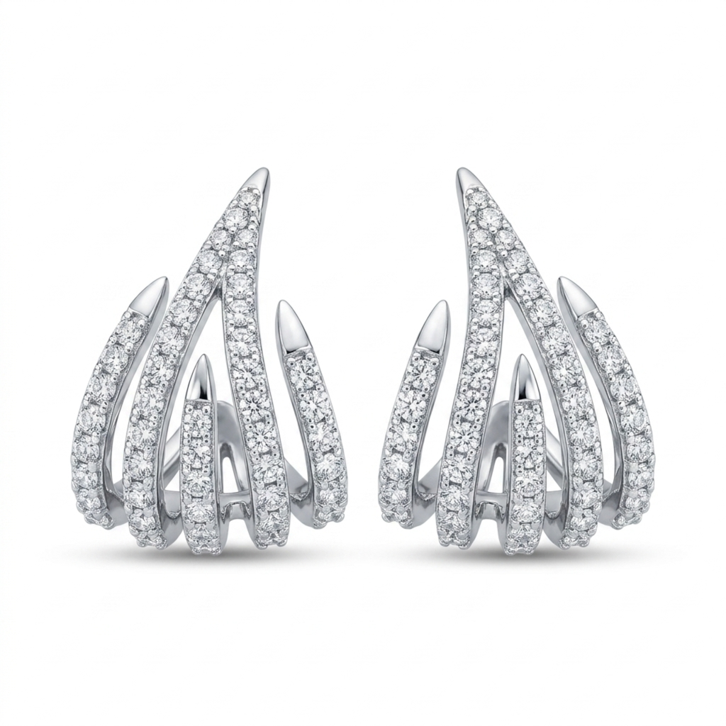 Pendientes Essence Flamboyante Minimal Spike