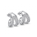 Pendientes L’Onde Céleste Pavé Multi-Hoop