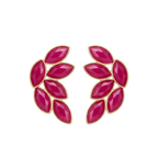 Pendientes Palme Rose Éclat