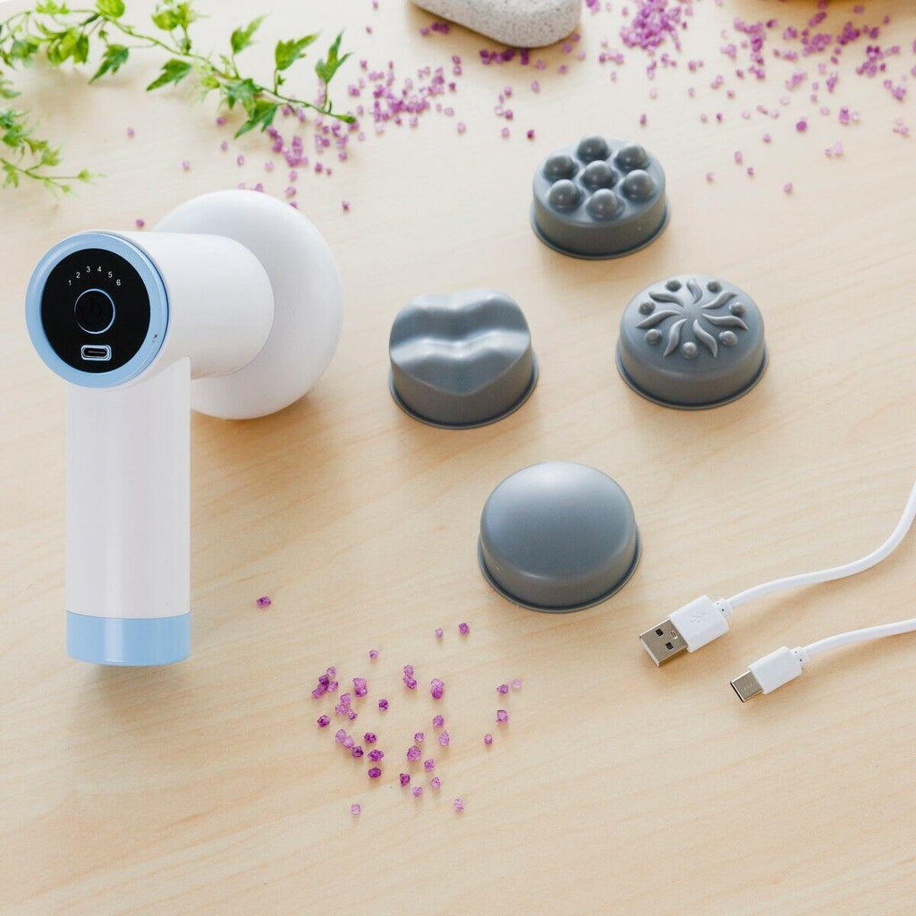 Pistola Masajeadora Anticelulítica Recargable 6 en 1 CellyGun - Nemessis Shop®