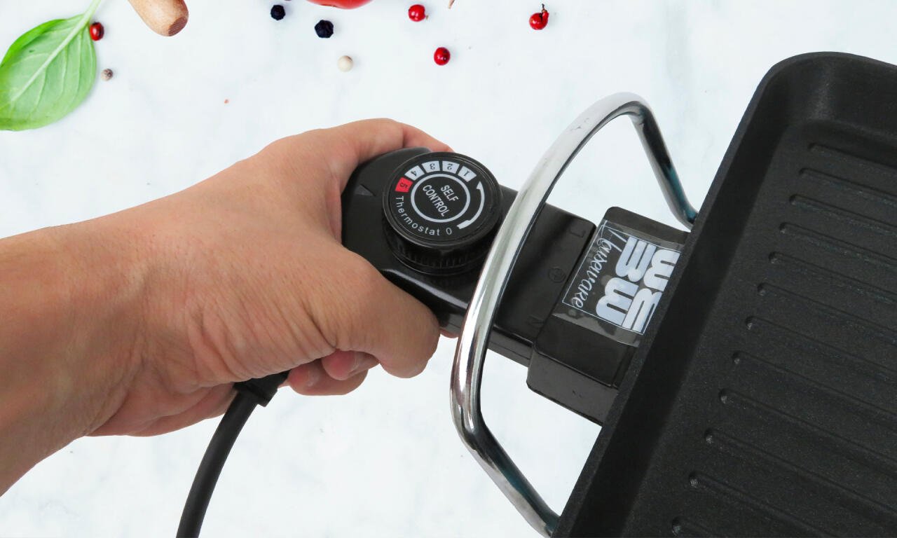 Plancha De Asar Eléctrica 48x27 cm - Nemessis Shop®