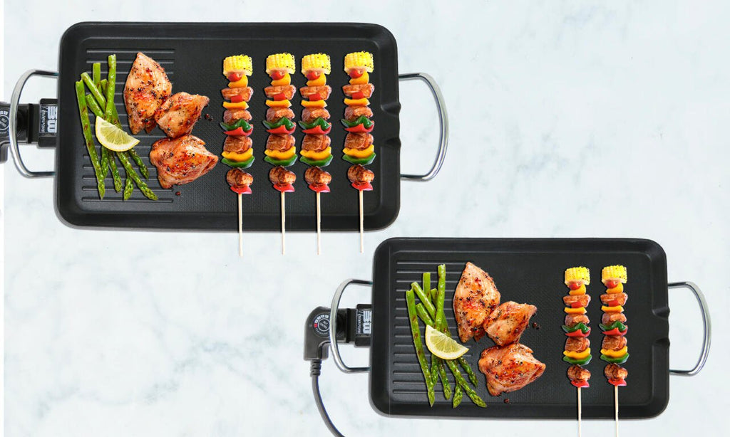 Plancha De Asar Eléctrica 48x27 cm - Nemessis Shop®