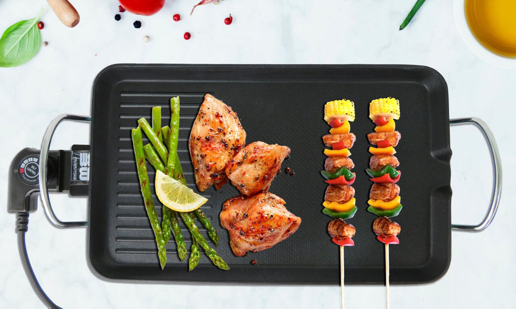 Plancha De Asar Eléctrica 48x27 cm - Nemessis Shop®