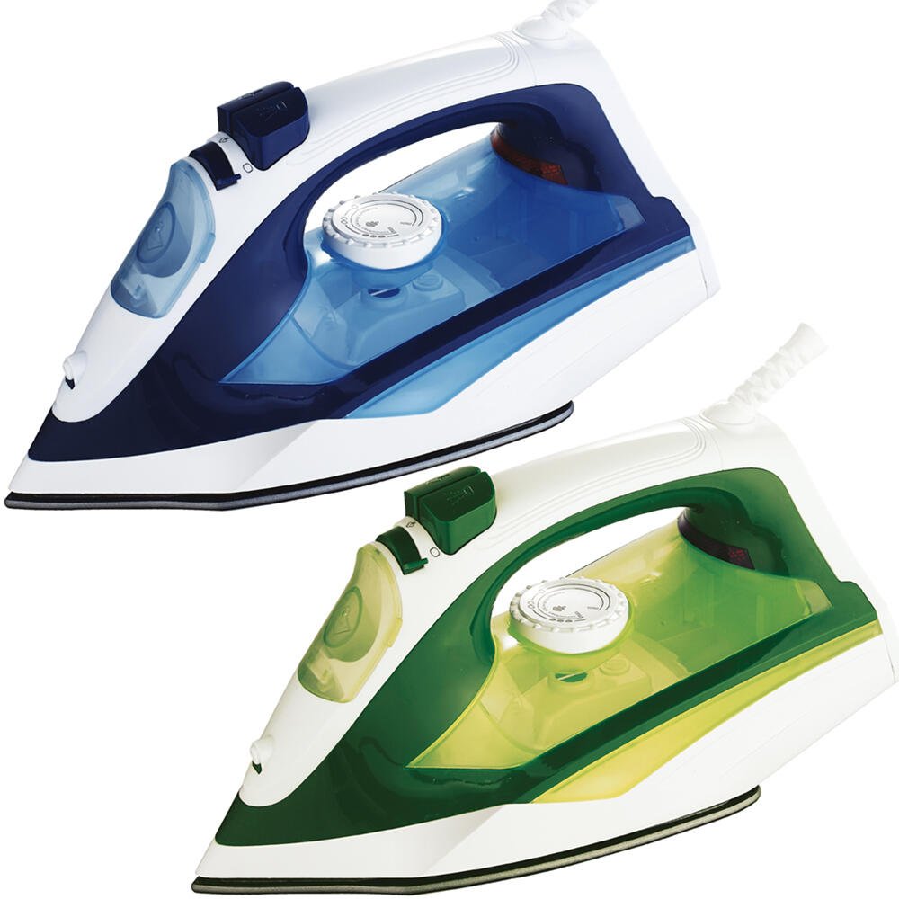 Plancha de Ropa Professional 2400 W, Suela Antiadherente, Golpe de Vapor - Nemessis Shop®