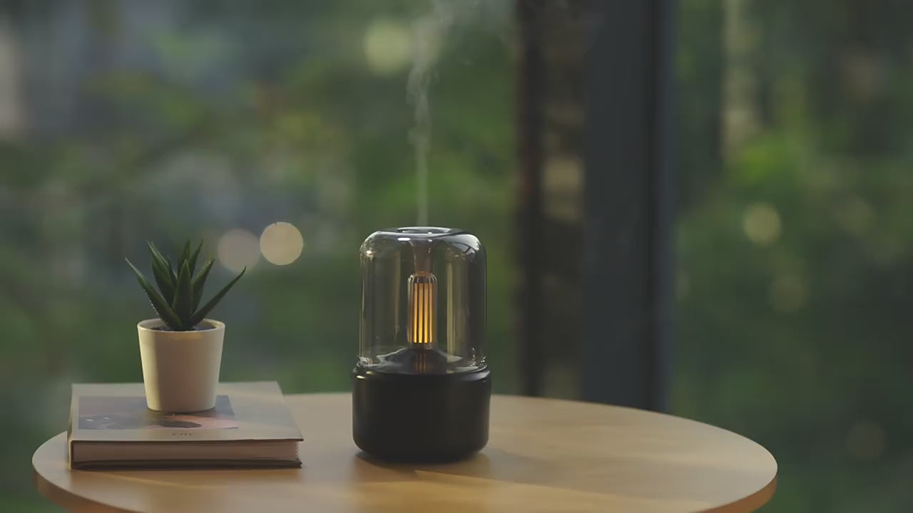 Aromaterapia Humidificador Con Luz Ambiental