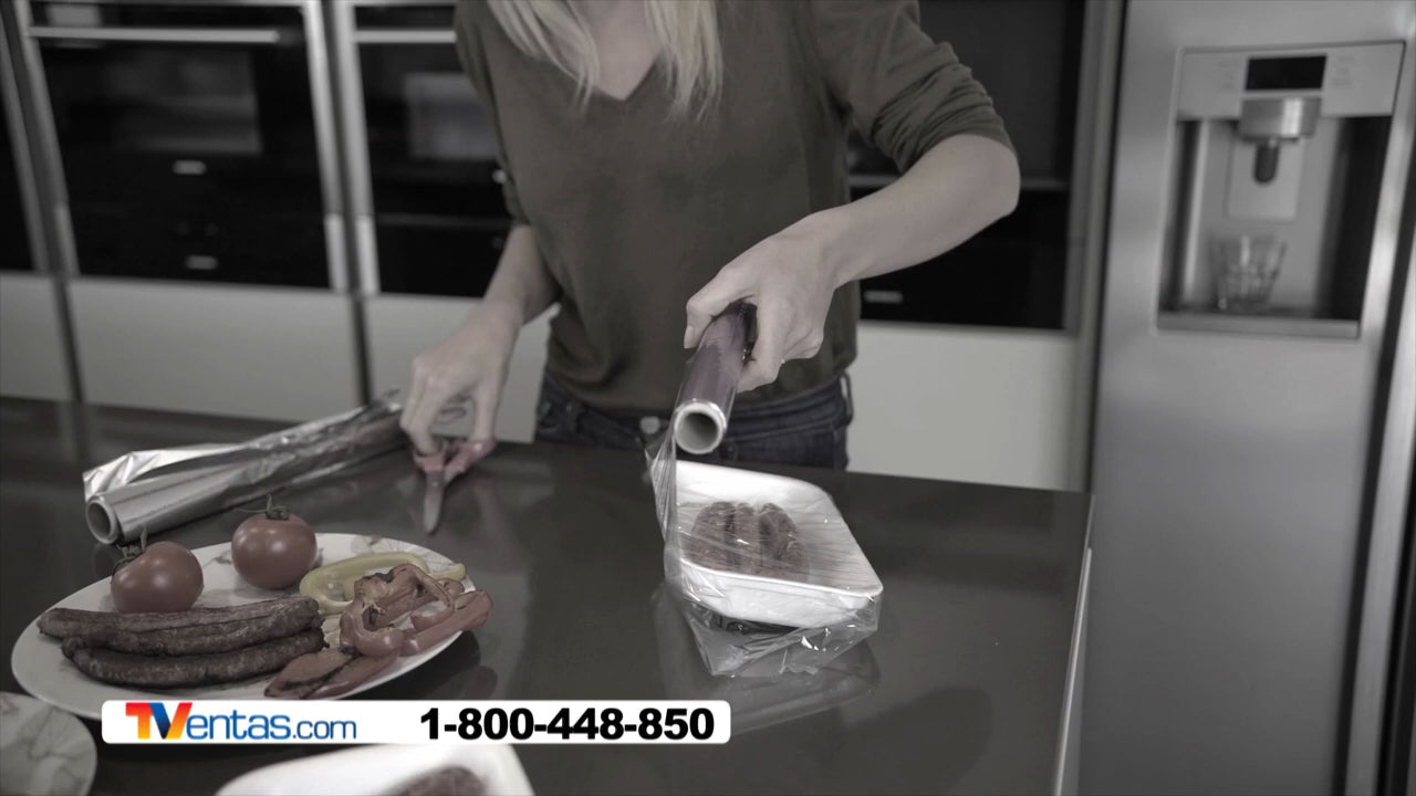 Pack 6 Bandejas De envasado Semi Vacío Apilable Conservación De Alimentos