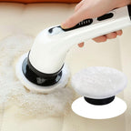 Cepillo de limpieza eléctrico giratorio 9 cabezales