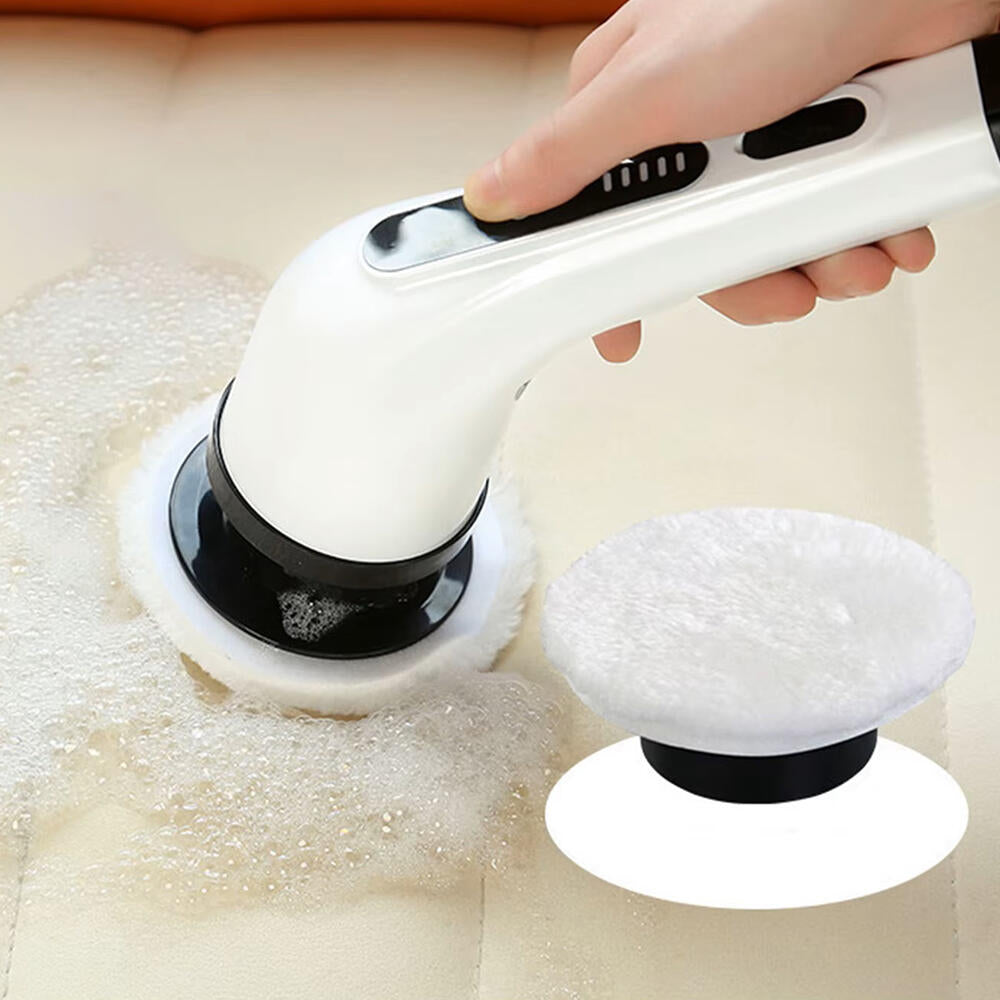 Cepillo de limpieza eléctrico giratorio 9 cabezales