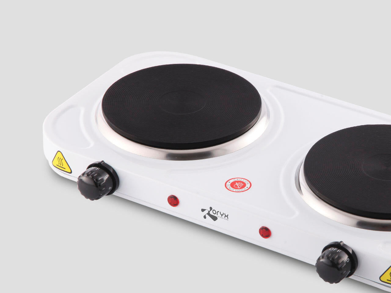 Cocina Eléctrica Portátil Doble 2000W